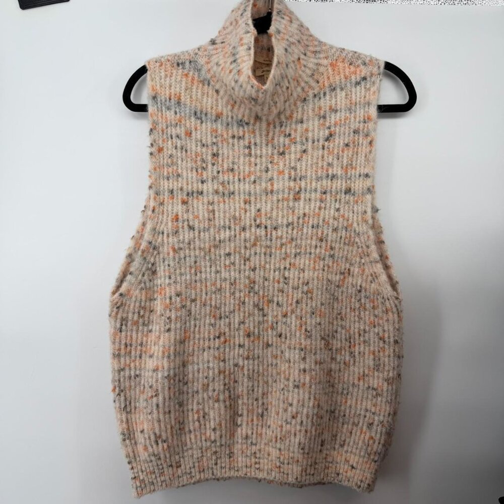 Bellerose Women’s Lattem Extra Fine Merino Wool Sleeveless Sweater Large - Picture 3 of 8